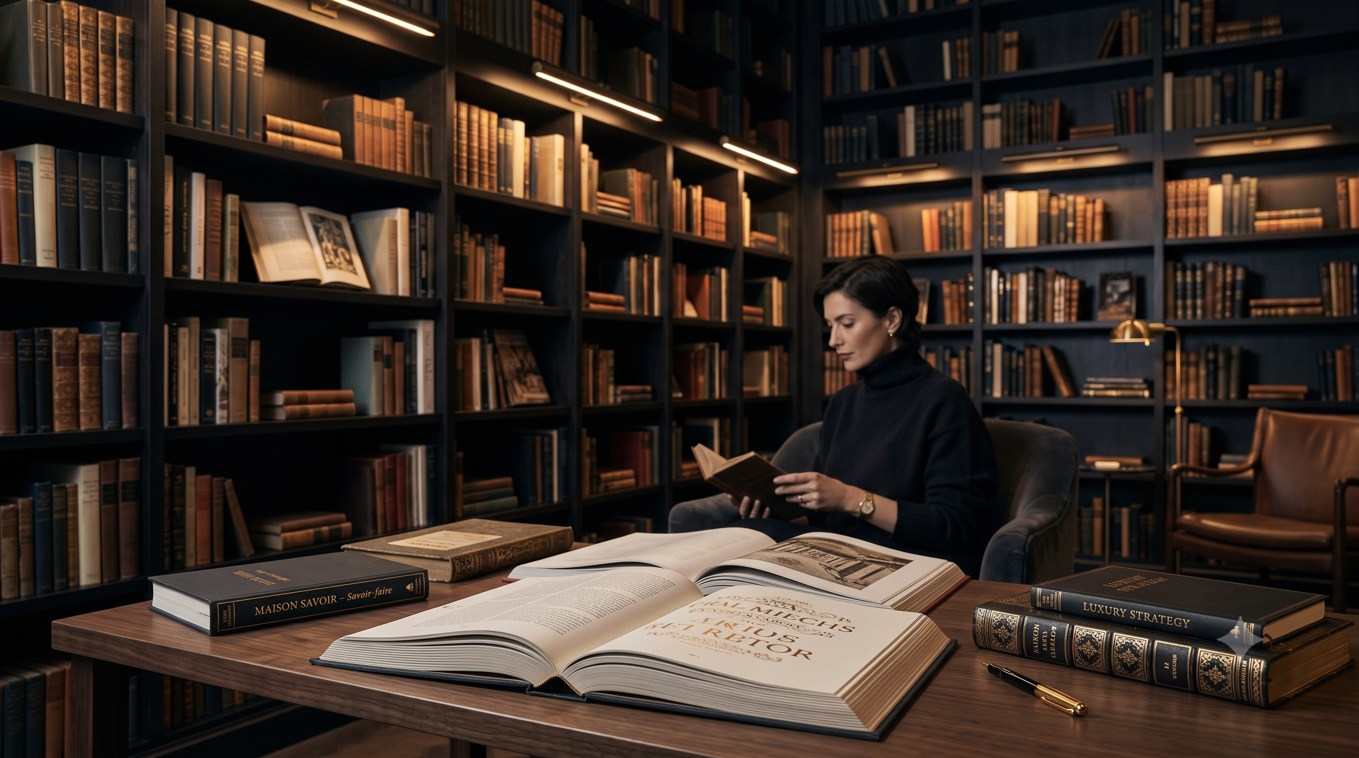 Maison Savoir Vol.11 luxury bookshop and quiet time editorial visual